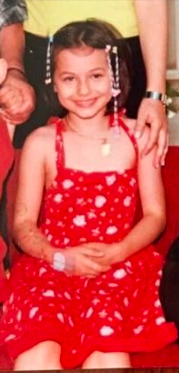 Maya Kawas, daughter of Judge Hassan Kawas, as a child