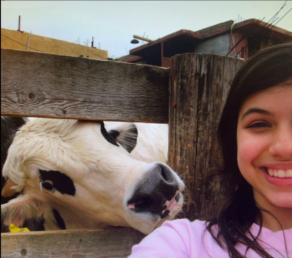 Maya Kawas, daughter of Judge Hassan Kawas, in an outdoor family snapshot